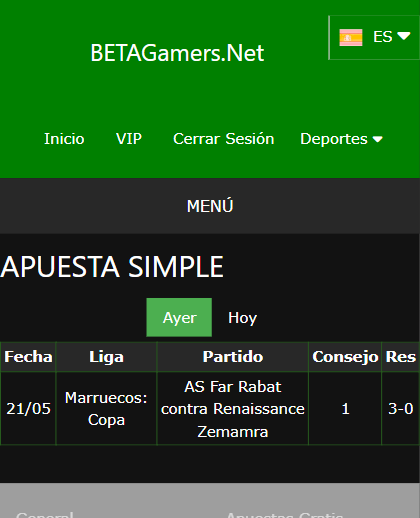 boletas de apuestas ganadoras